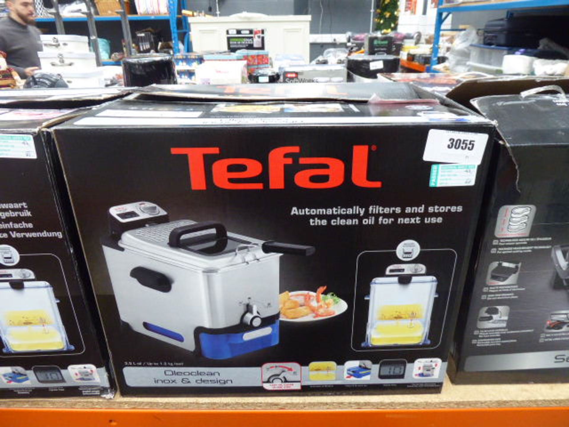 (60) Boxed Tefal filter fryer