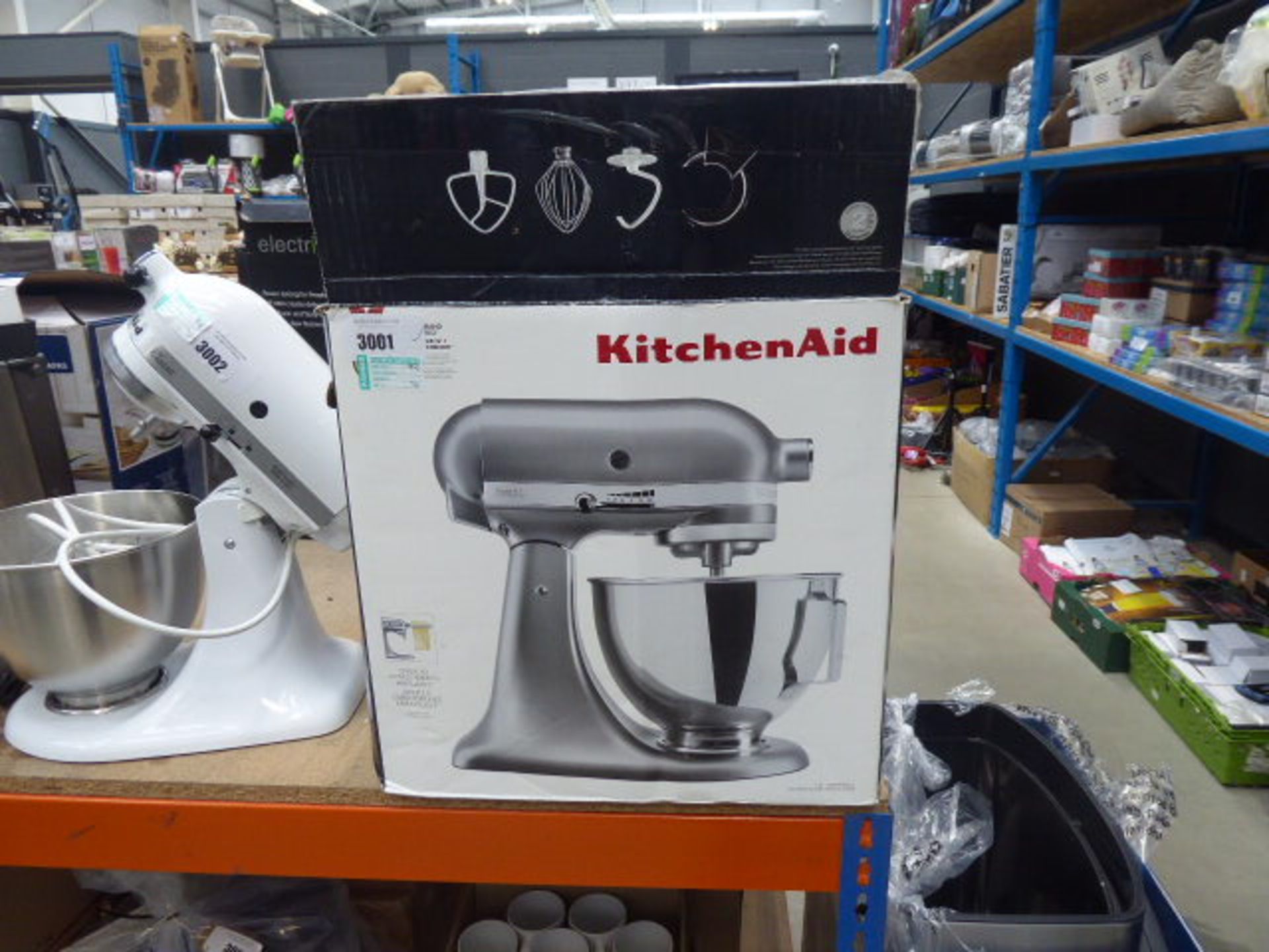 (74) Boxed Kitchen Aid mixer