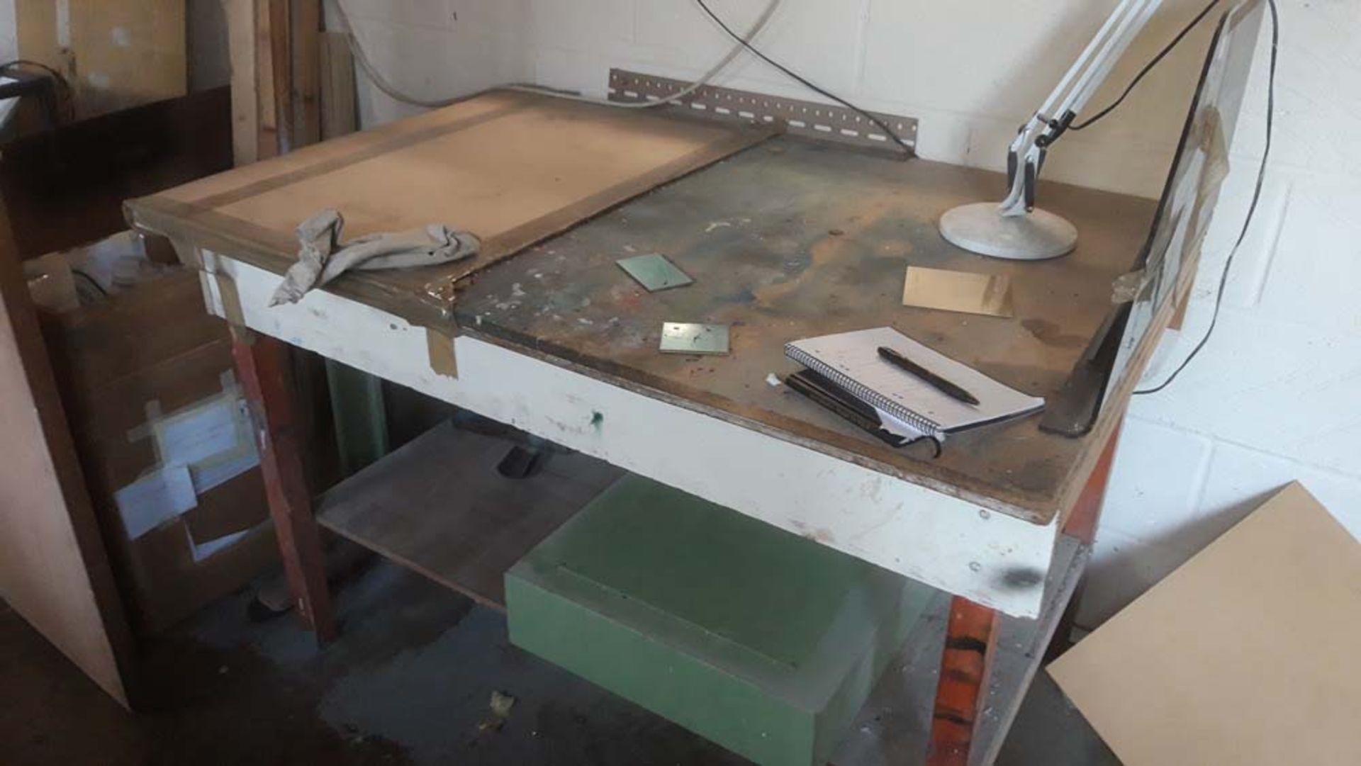 3 wooden handmade work benches (This lot is being sold in Situ at an Industrial Unit in Bedford. - Image 3 of 4