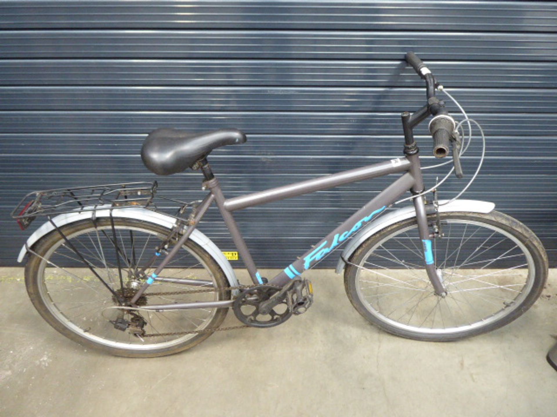 4033 - Falcon grey and blue gents bike - Image 2 of 2