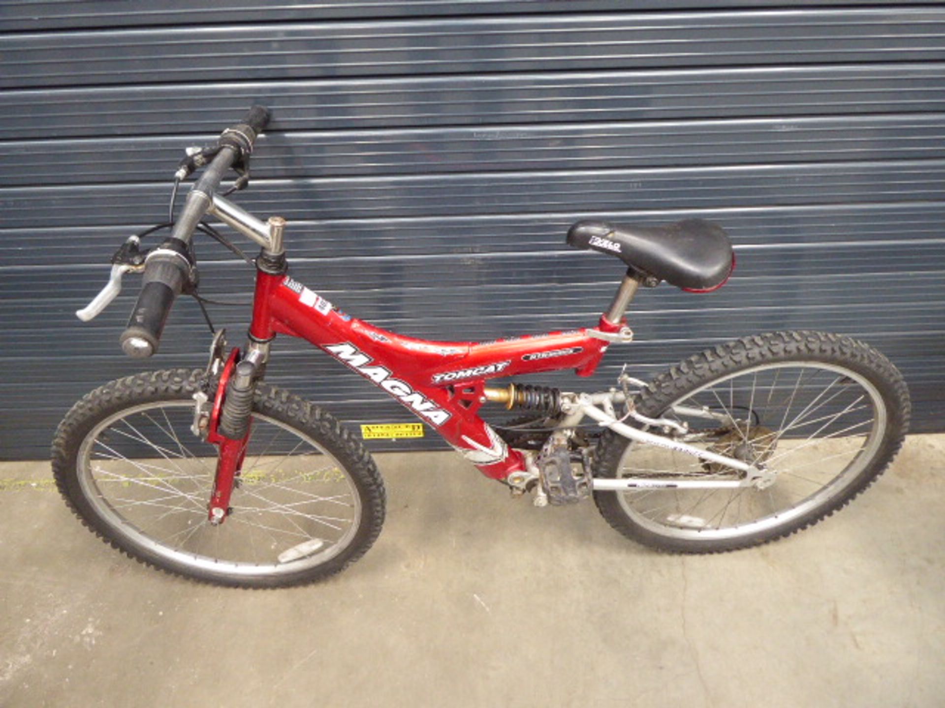 Red Magna childs suspension mountain bike