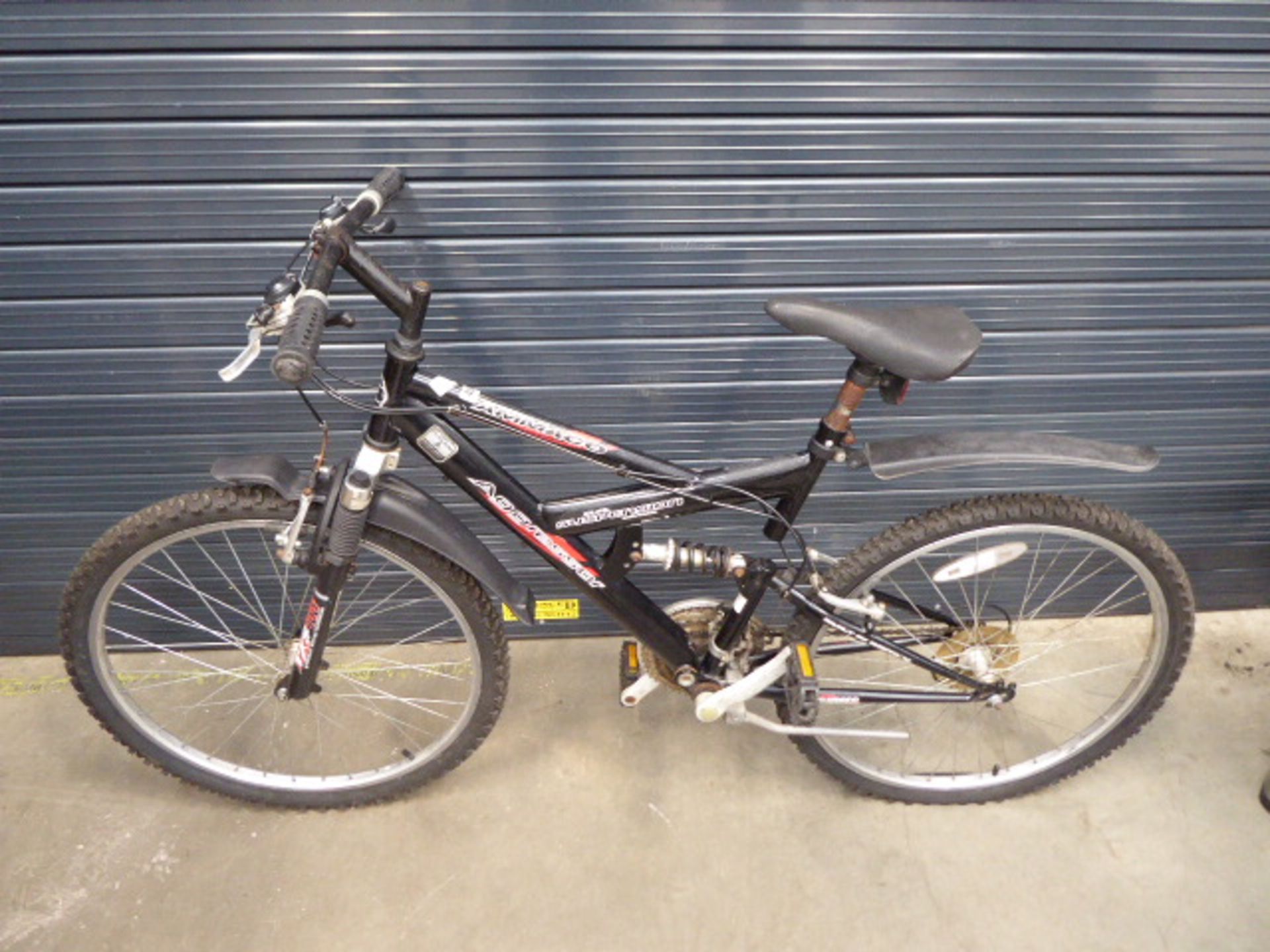 Black Amaco suspension mountain bike