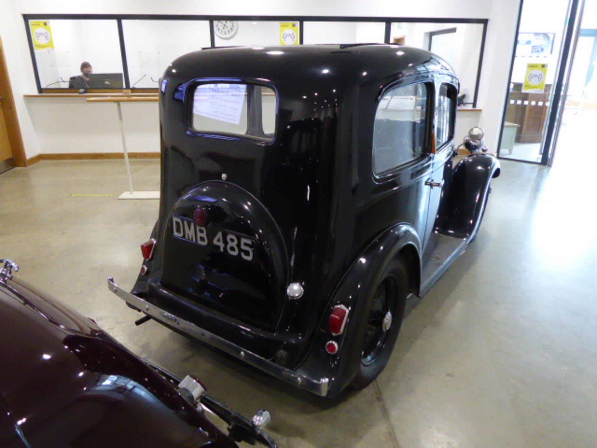 DMB 485 1936 Austin Seven Ruby 2 door saloon in black This car has undergone a complete 'bare metal' - Image 3 of 9