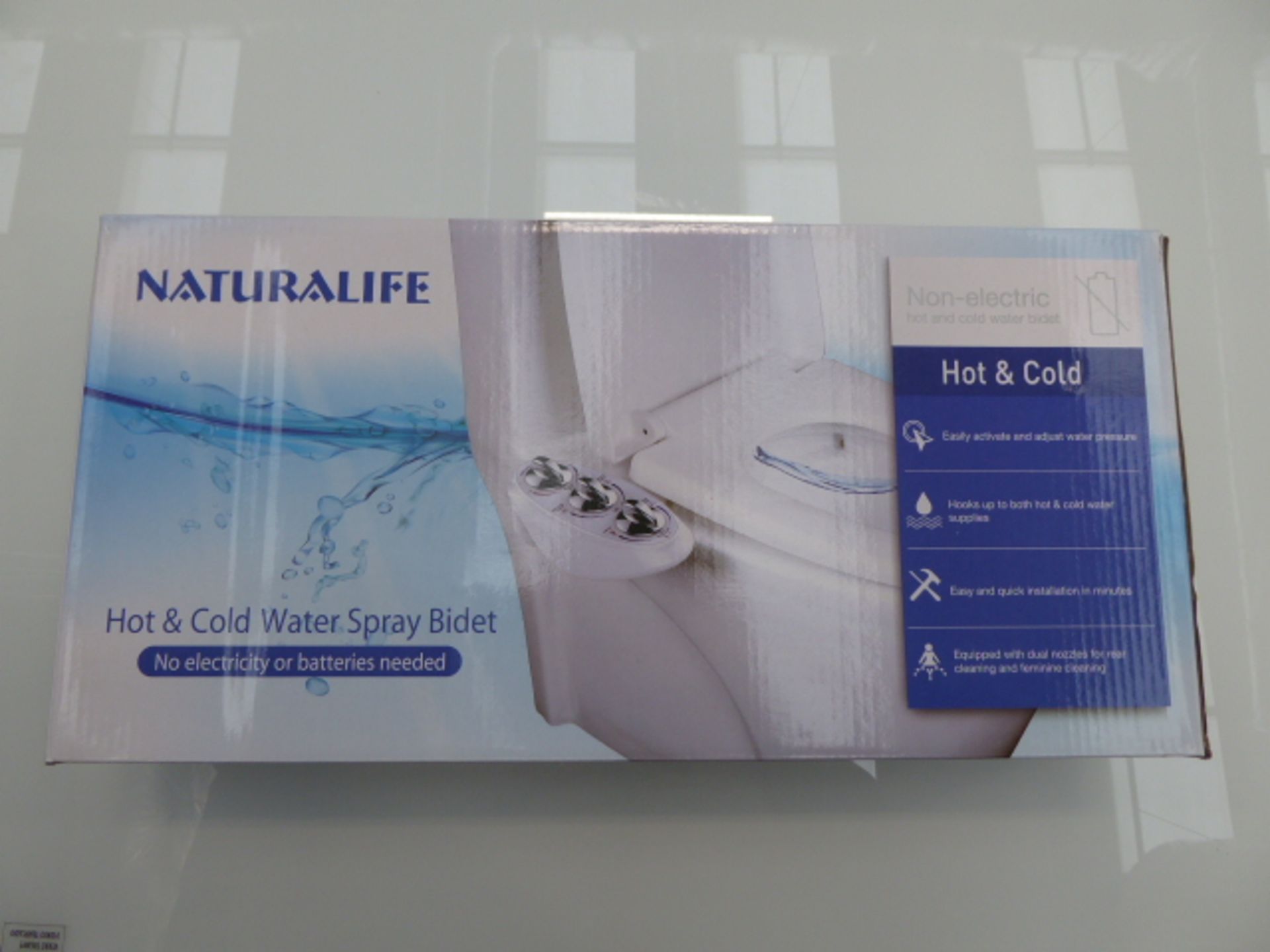 2 Nutralife hot and cold water spray bidets