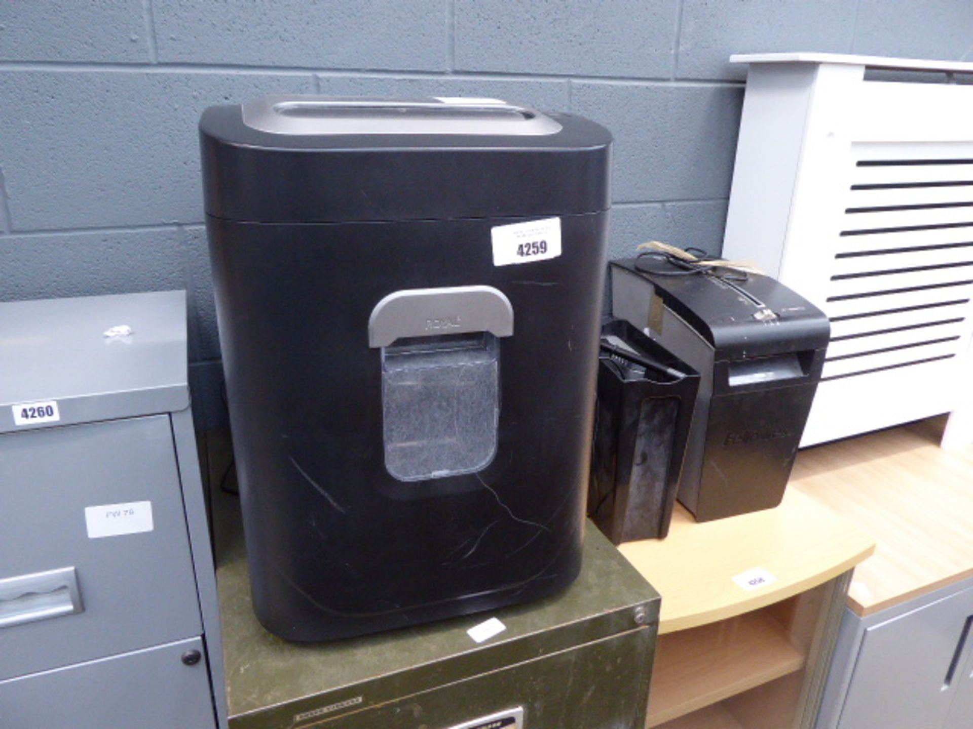 Assorted paper shredders