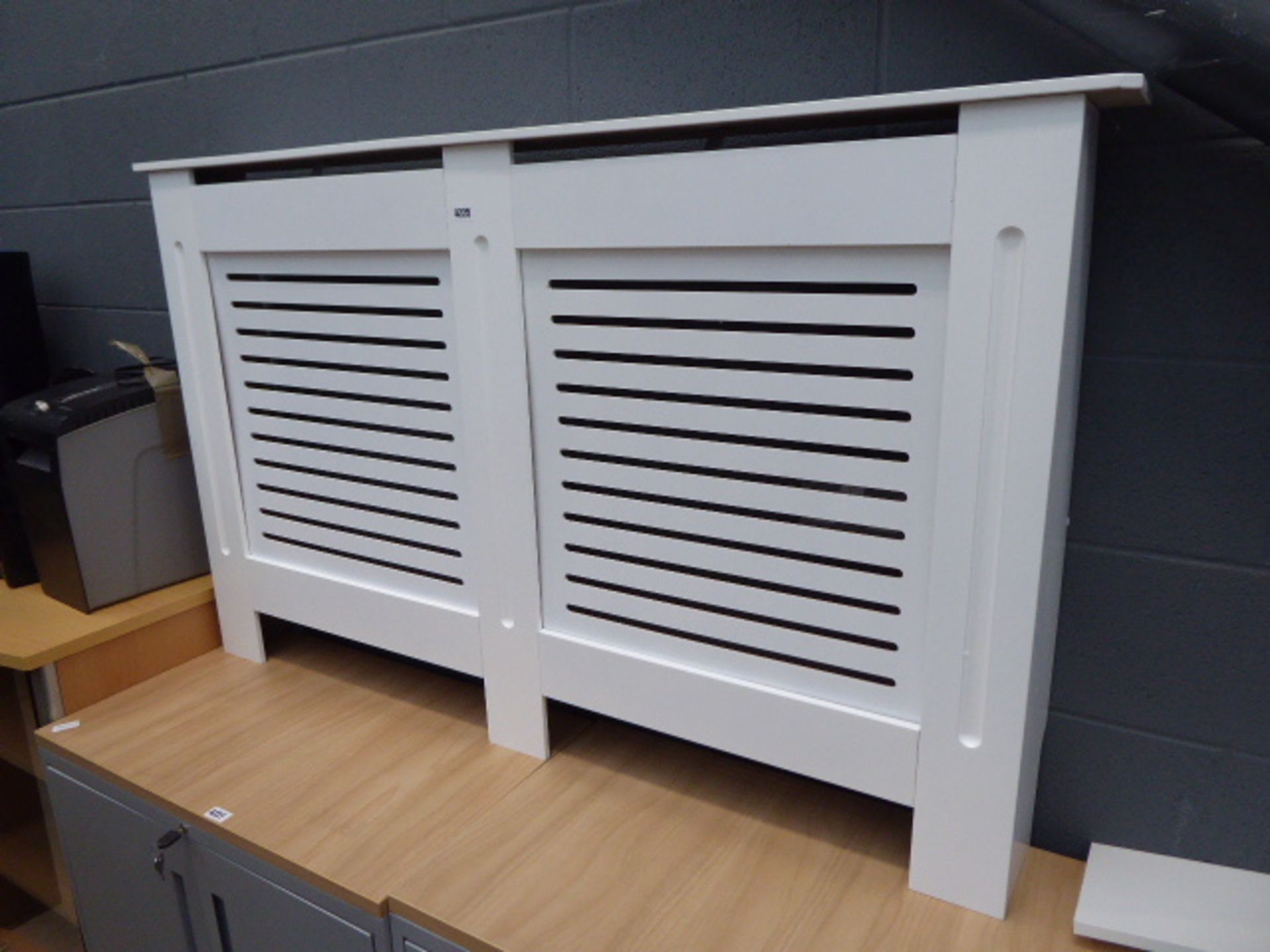 White radiator cover and 2 extra panels