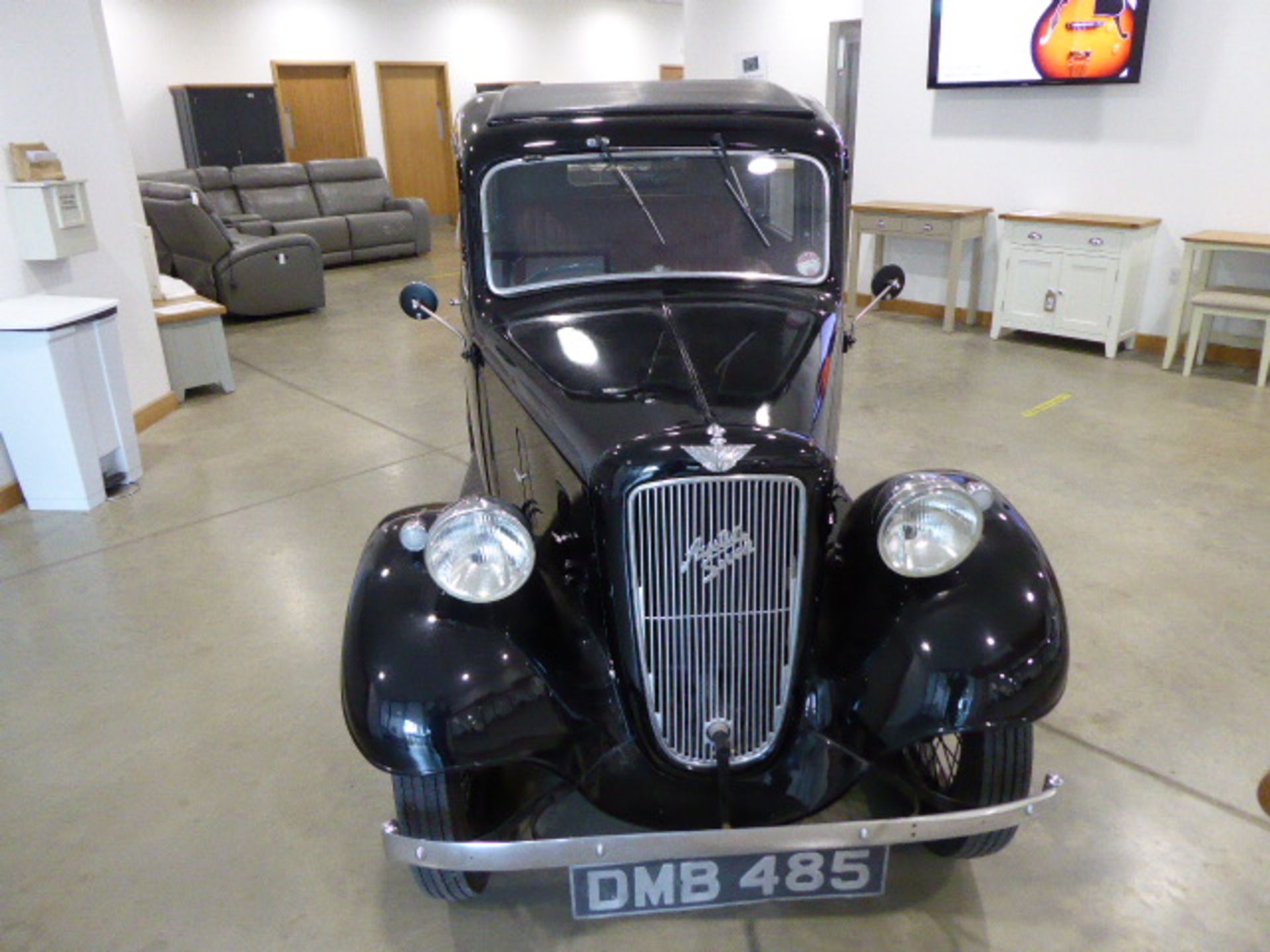 DMB 485 1936 Austin Seven Ruby 2 door saloon in black This car has undergone a complete 'bare metal'