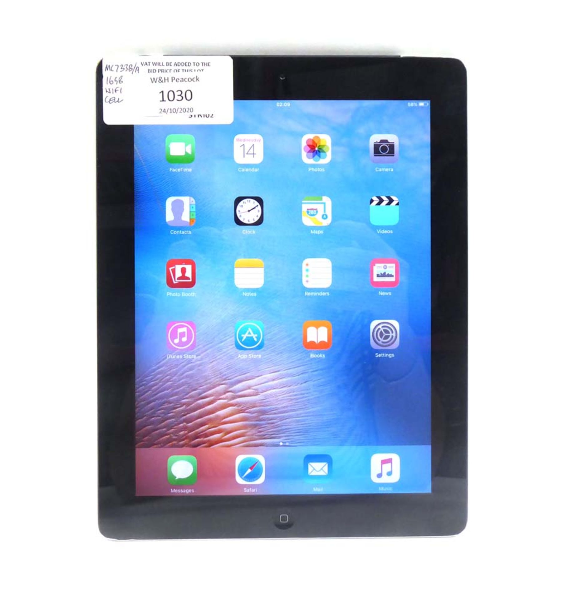 iPad 2 16GB WiFi & Cell tablet A1396