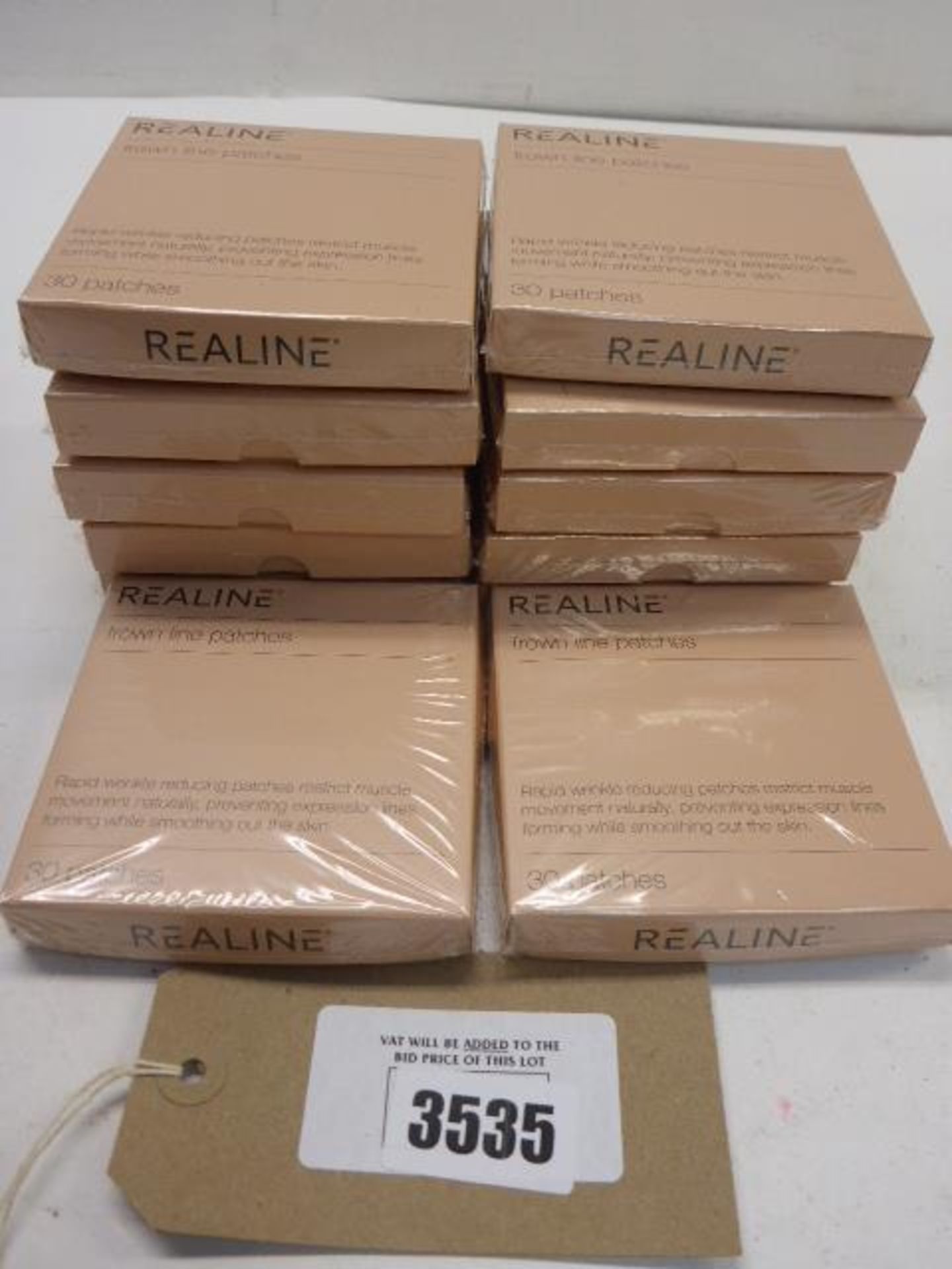 12 pack of 30 Realione Frown line patches