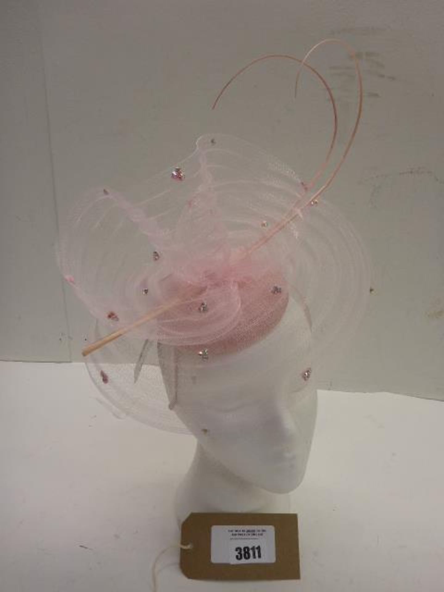 Snoxell & Gwyther British Millinery pink fascinator