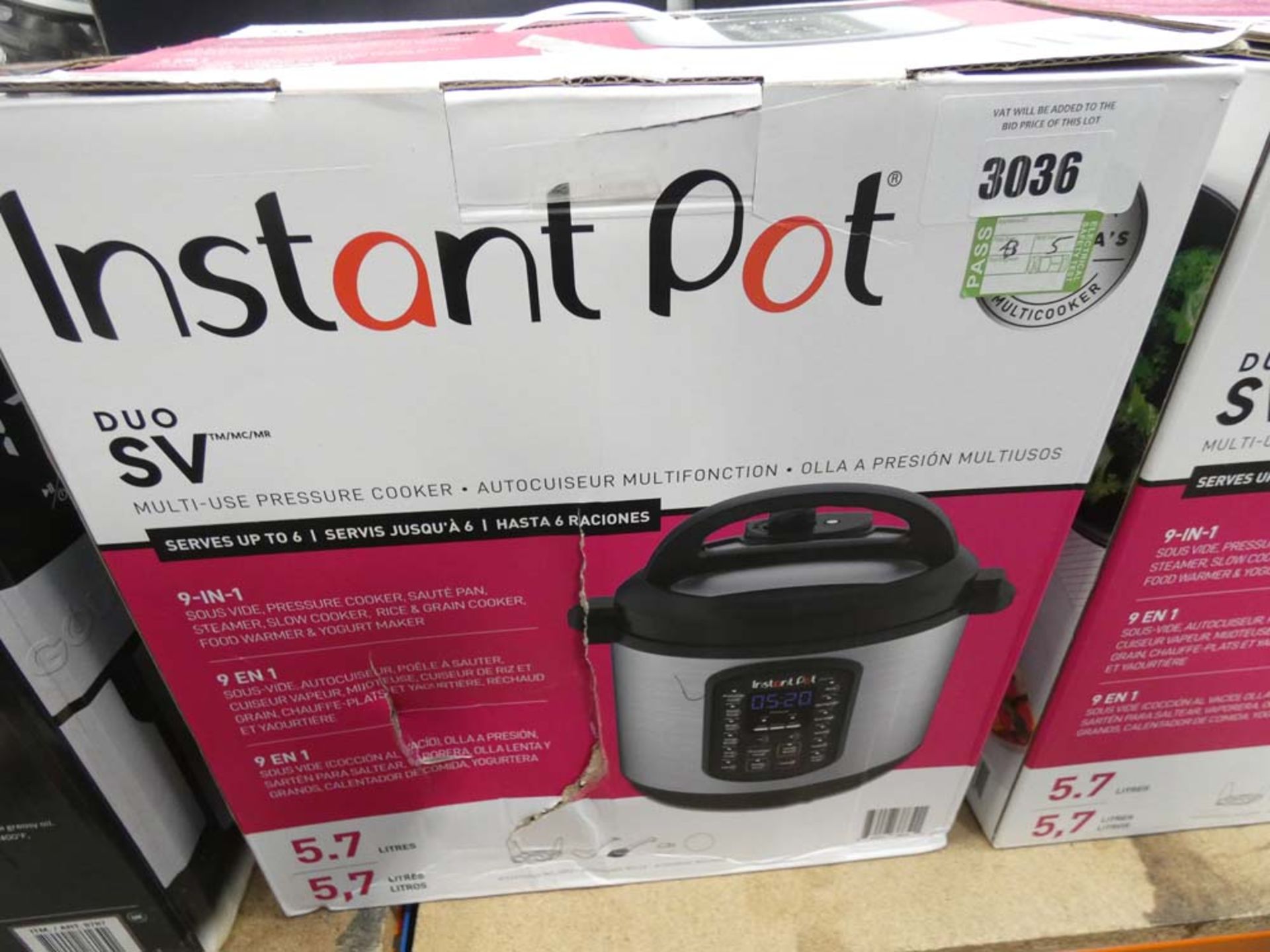 5 Boxed instant pot multi use pressure cooker