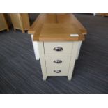 Chester Grey Painted Oak Large Bedside Table (5)
