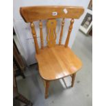 5385 Single beech chair