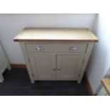 Chester Grey Painted Oak 2 Door Small Sideboard (35)