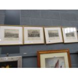 5276 - Four 1920's prints of engravings of the 1839 Grand National Steeplechase