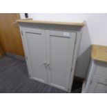 Ashbourne Grey Painted Small Sideboard Larder Top (25)