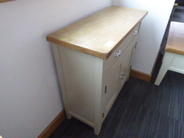 Chester Grey Painted Oak 2 Door Small Sideboard (35) - Image 2 of 2