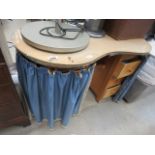 Kidney shaped dressing table