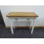 Chester White Painted Oak Dressing Table (33)