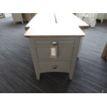 Malvern Shaker Grey Painted Oak Bedside Table (67)