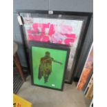 5 assorted Star Wars prints and pictures