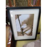 Modern Ikea black framed picture