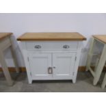 Hampshire Grey Painted Oak Extra Large TV Unit (21a)