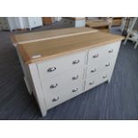 Chester Grey Painted Oak 6 Drawer Chest (18)