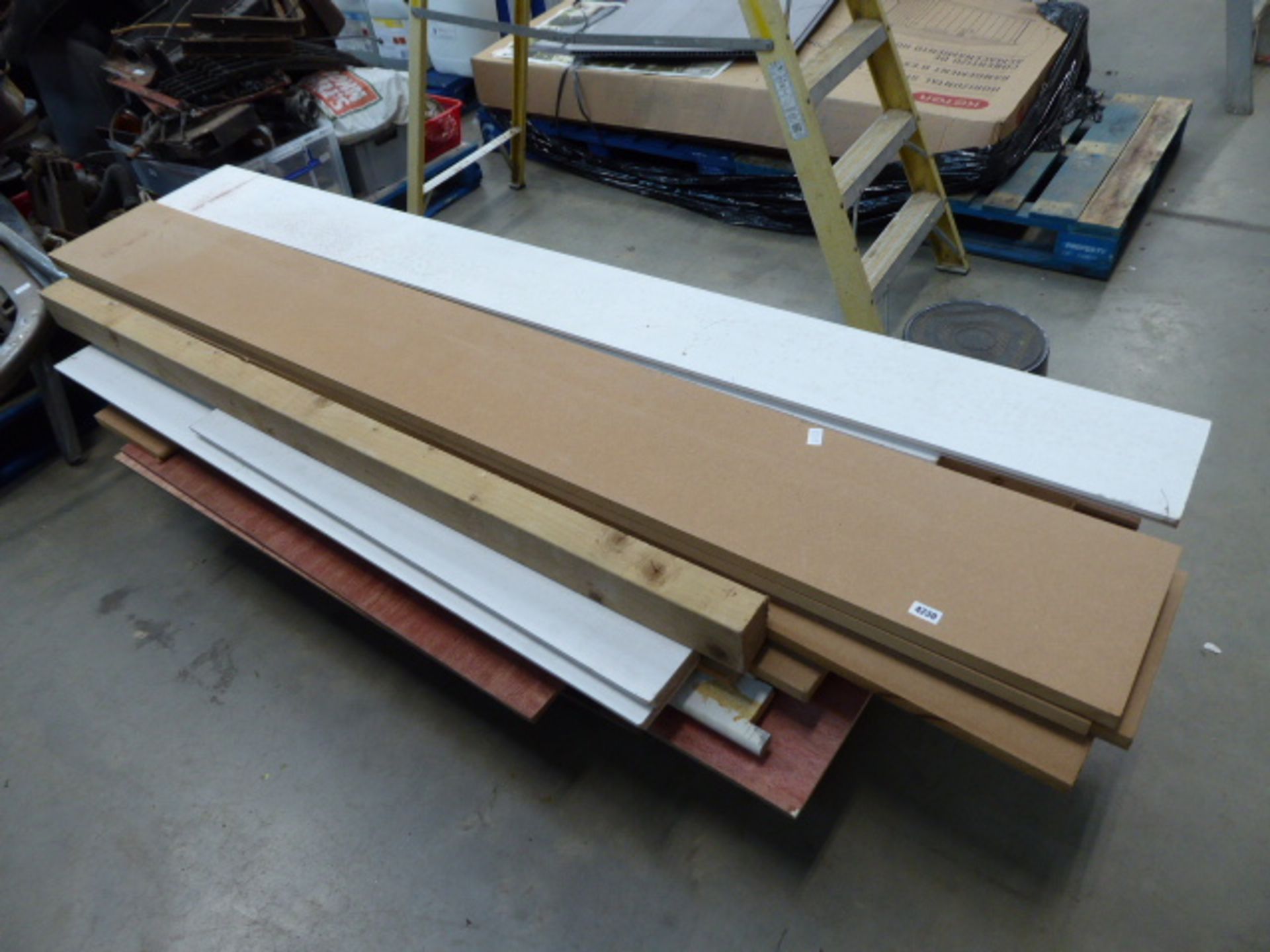 Pallet of MDF window sills