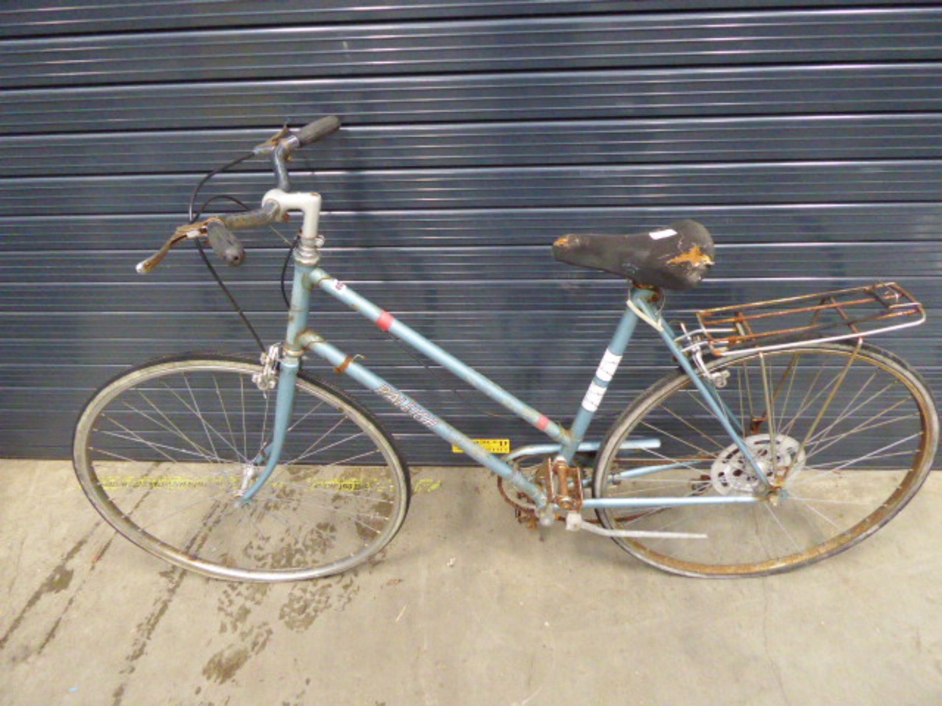 Raleigh bike in blue