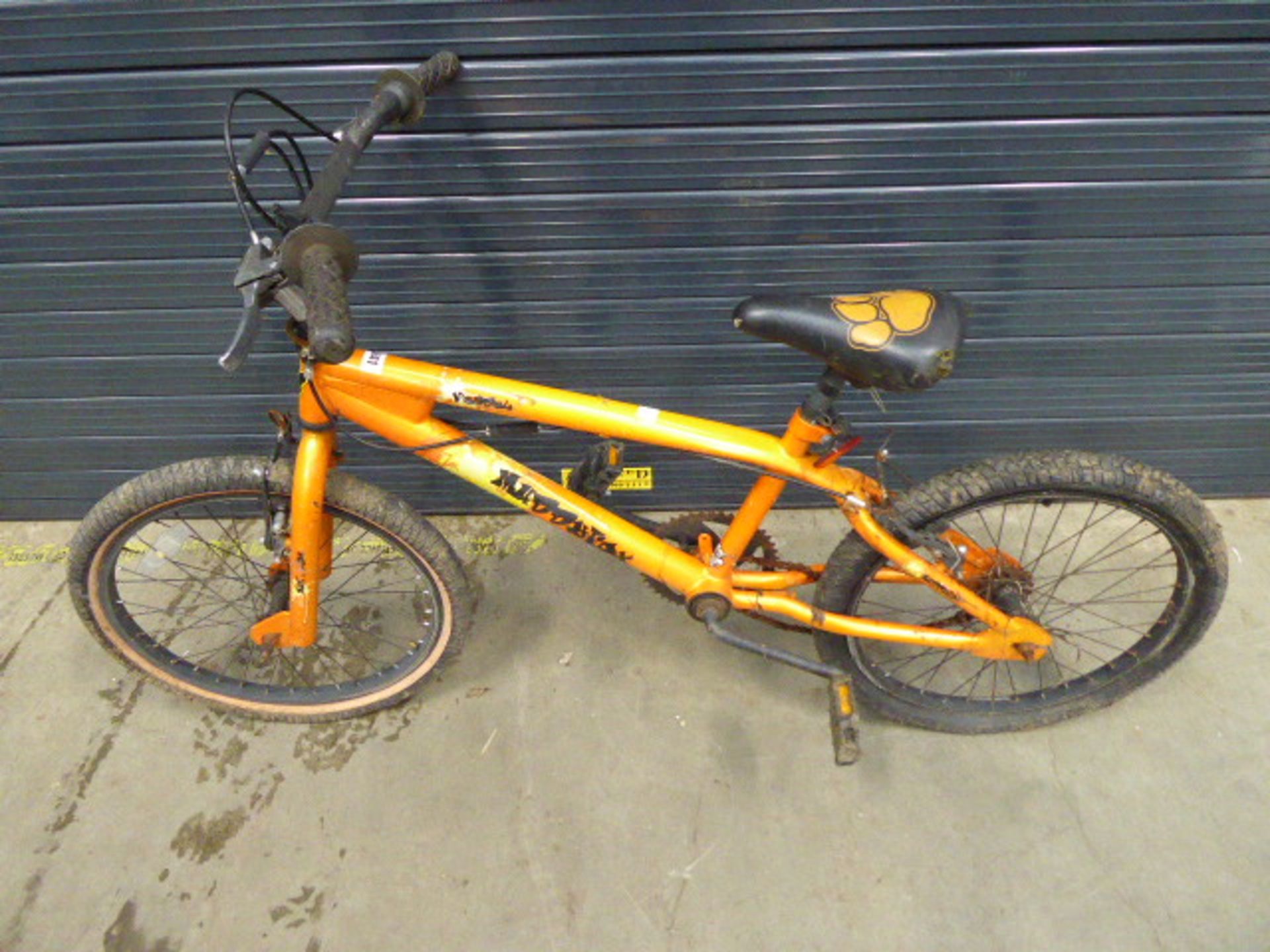 Muddyfox child's bike in orange