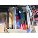 Box containing a quantity of photo albums