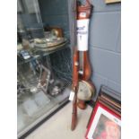 14 bore percussion antique long gun, quarter stocked barrel,