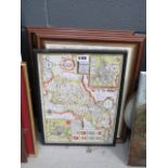 5756 - Four framed maps