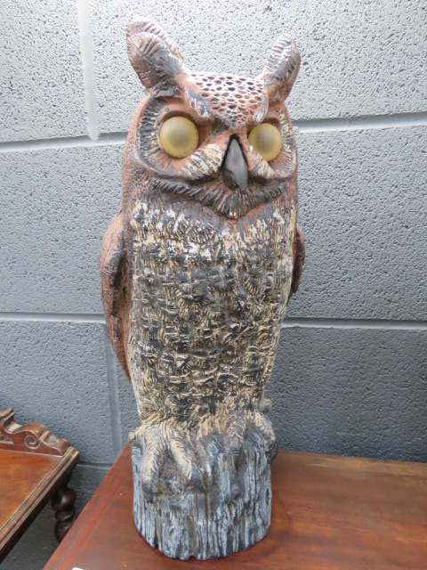 Plastic model of an owl