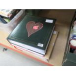 3 postcard albums