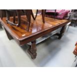 A Victorian extending dining table, with two eatra leaves