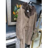 A ladies sheepskin coat