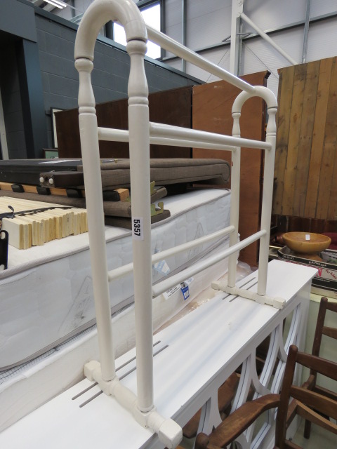 Cream painted towel airer