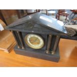 Slate mantle clock