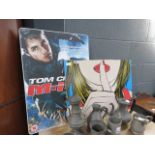 2 pop art posters and a Mission Control film advertising poster