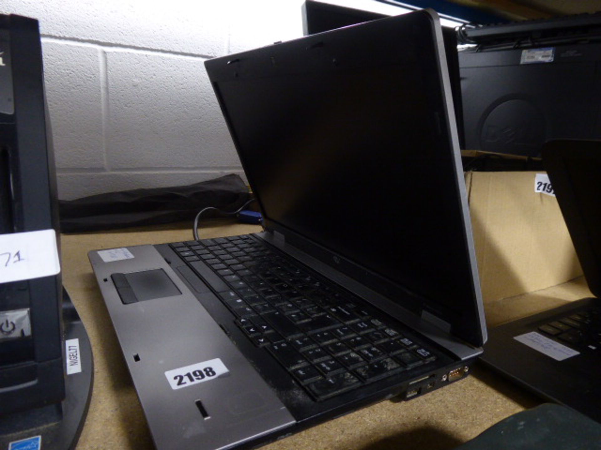 HP Pro Book laptop with power supply
