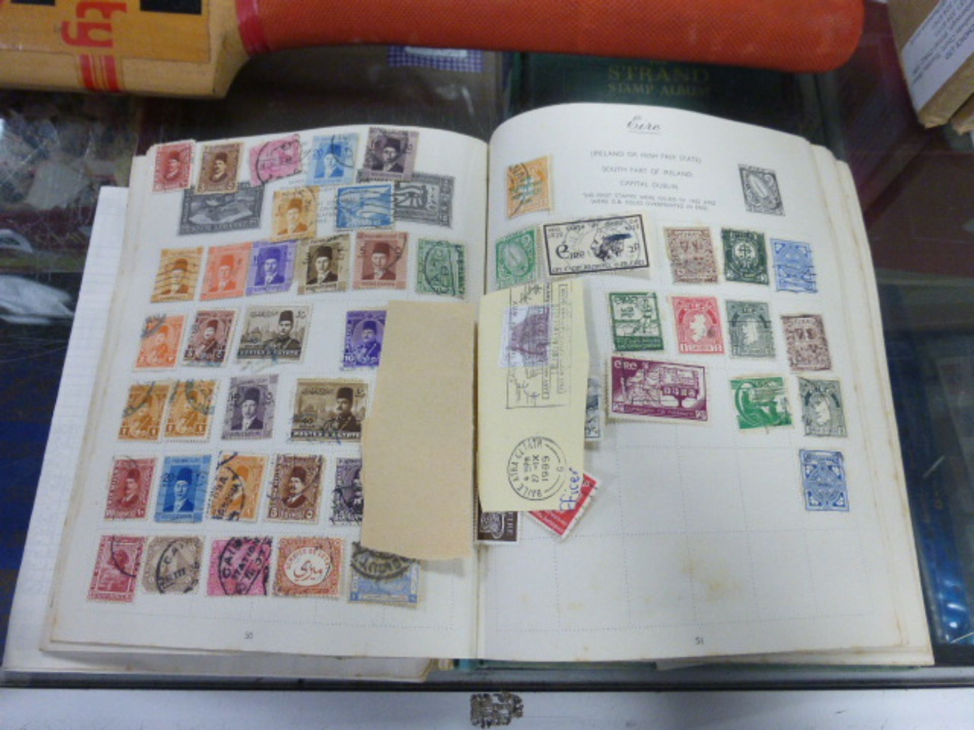 Well-filled Royal Mail stamp album