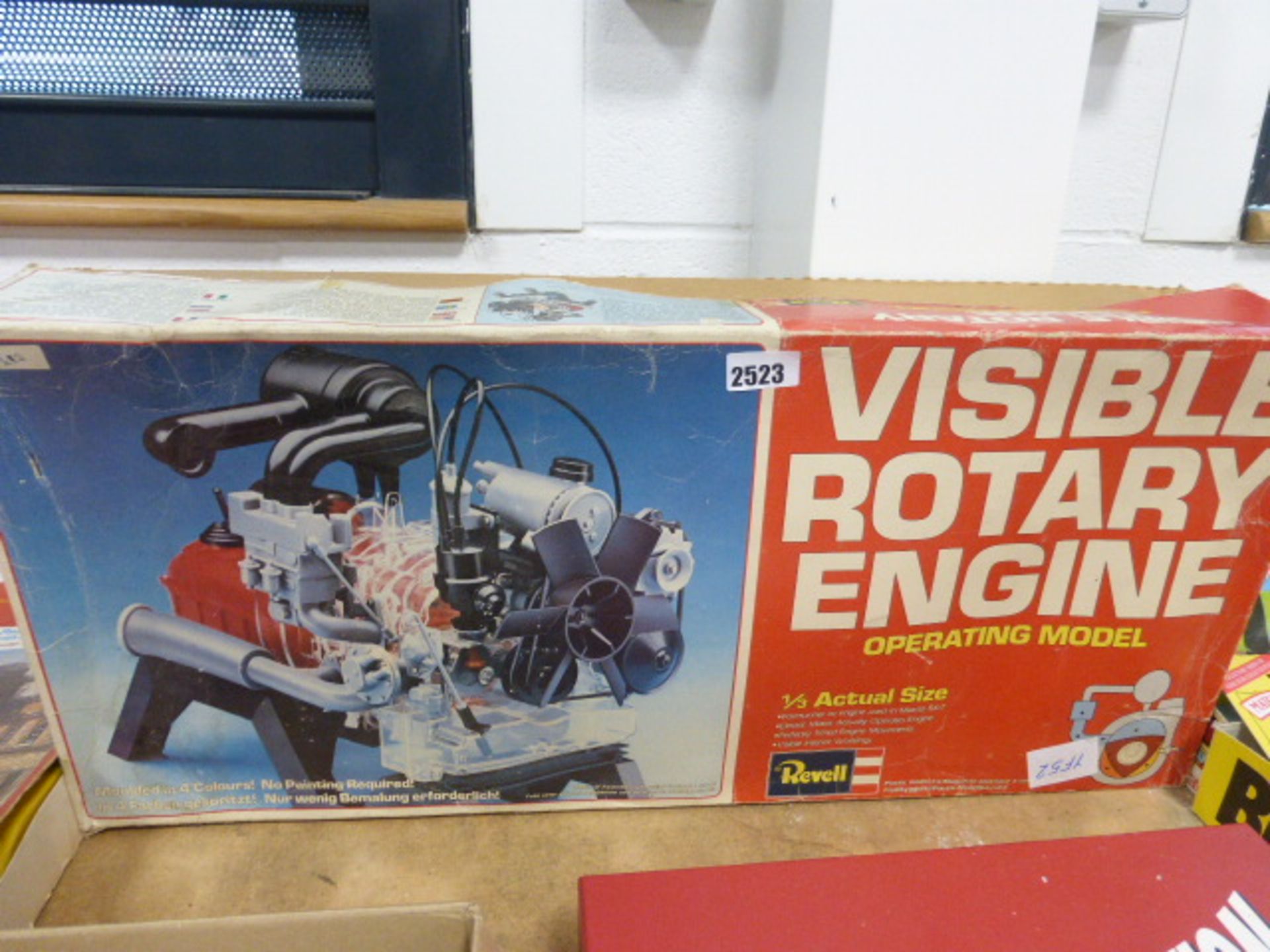 Revell 1/3 size visible rotary engine in box