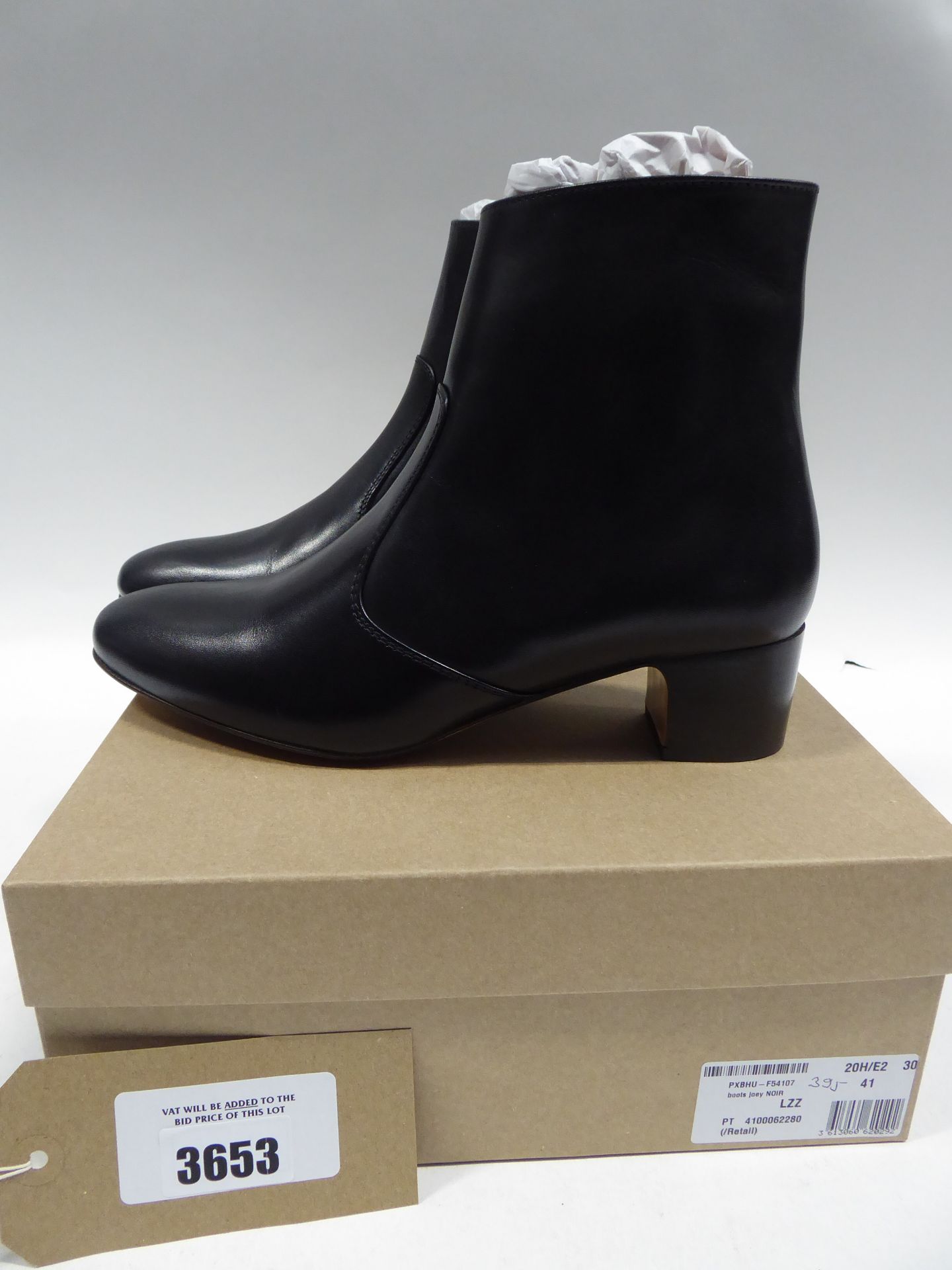 A.P.C Joey leather ankle boots size EU 41