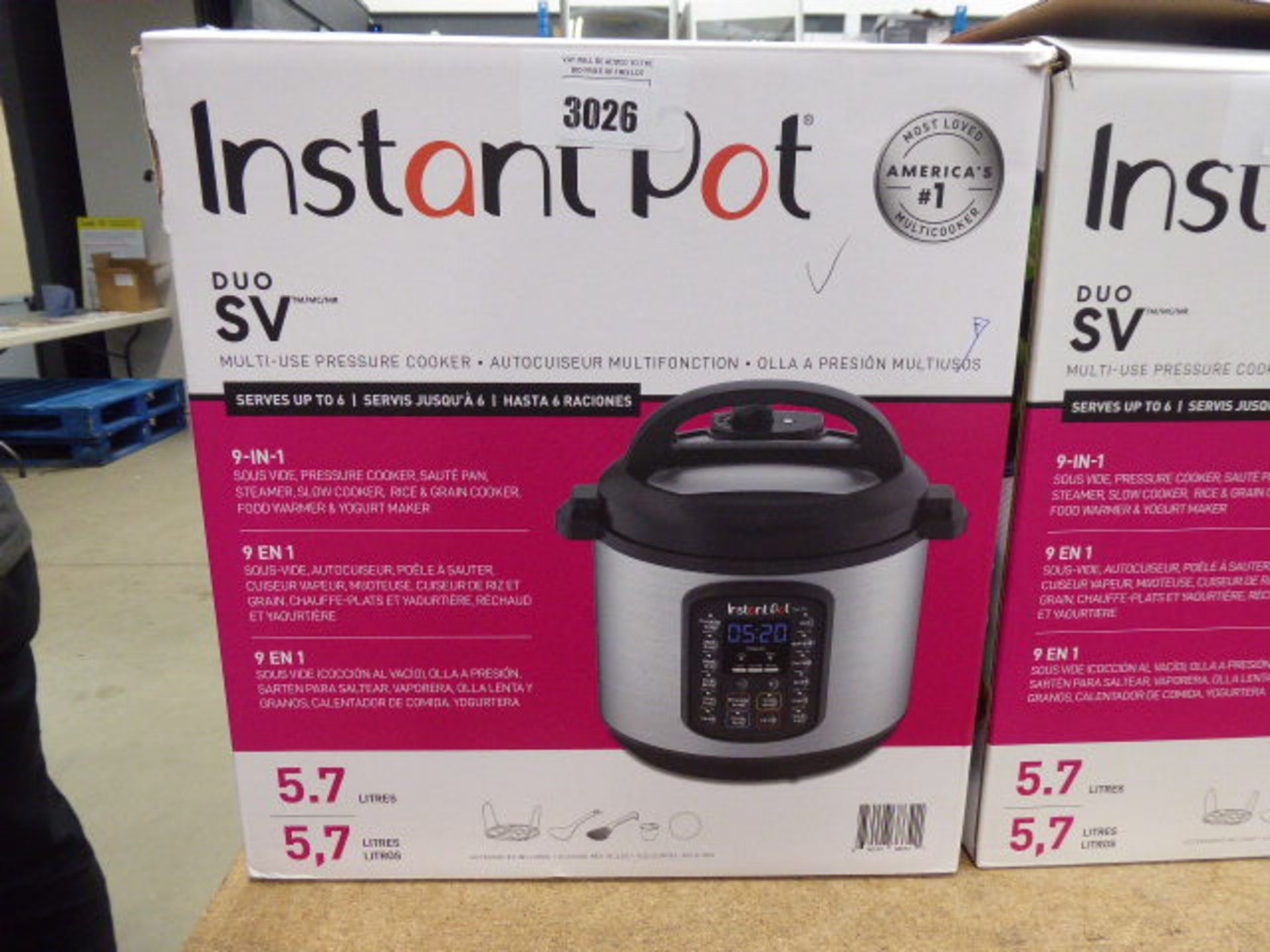 Boxed Instant pot multi use pressure cooker