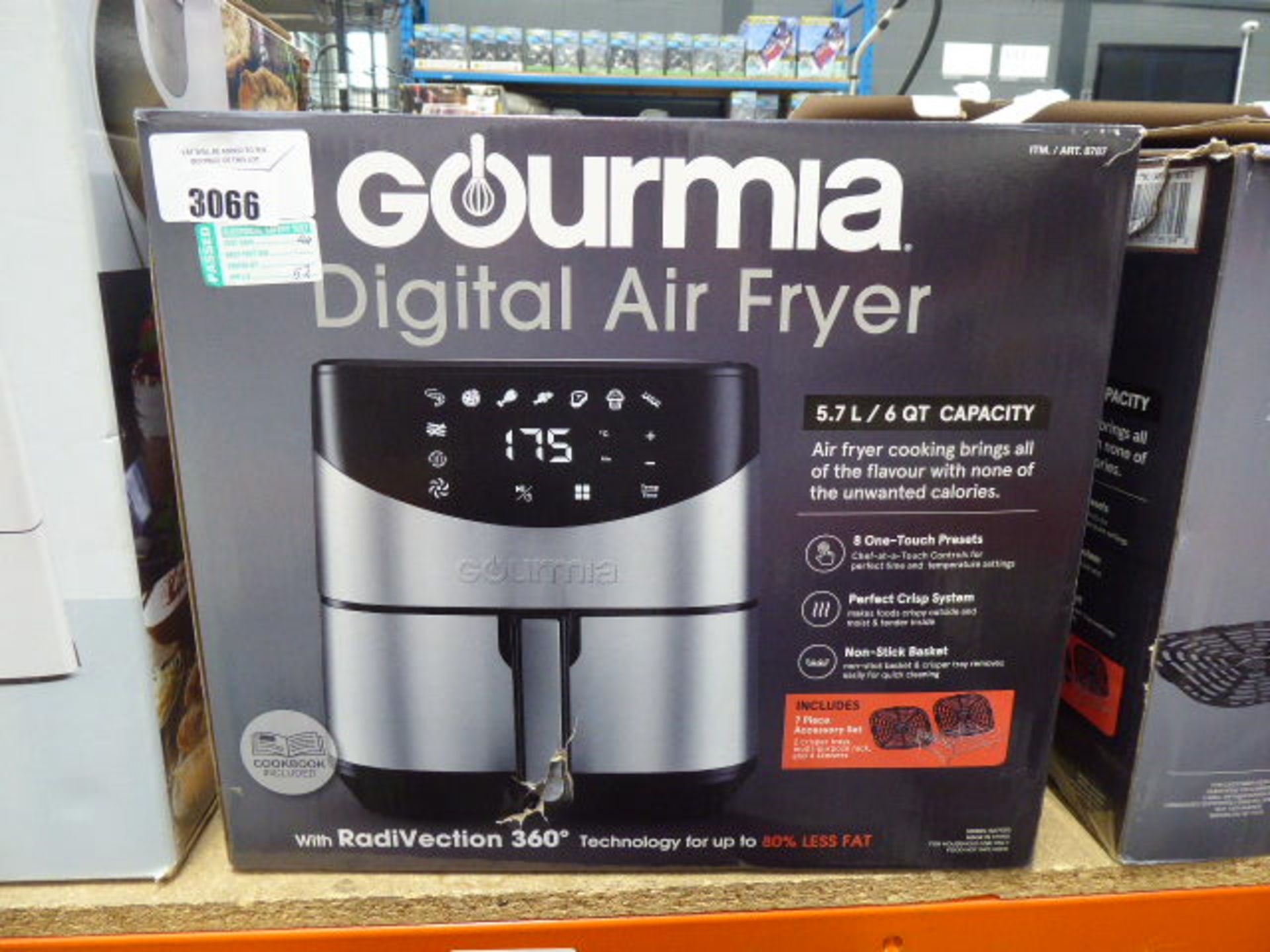 Boxed Gourmet digital air fryer