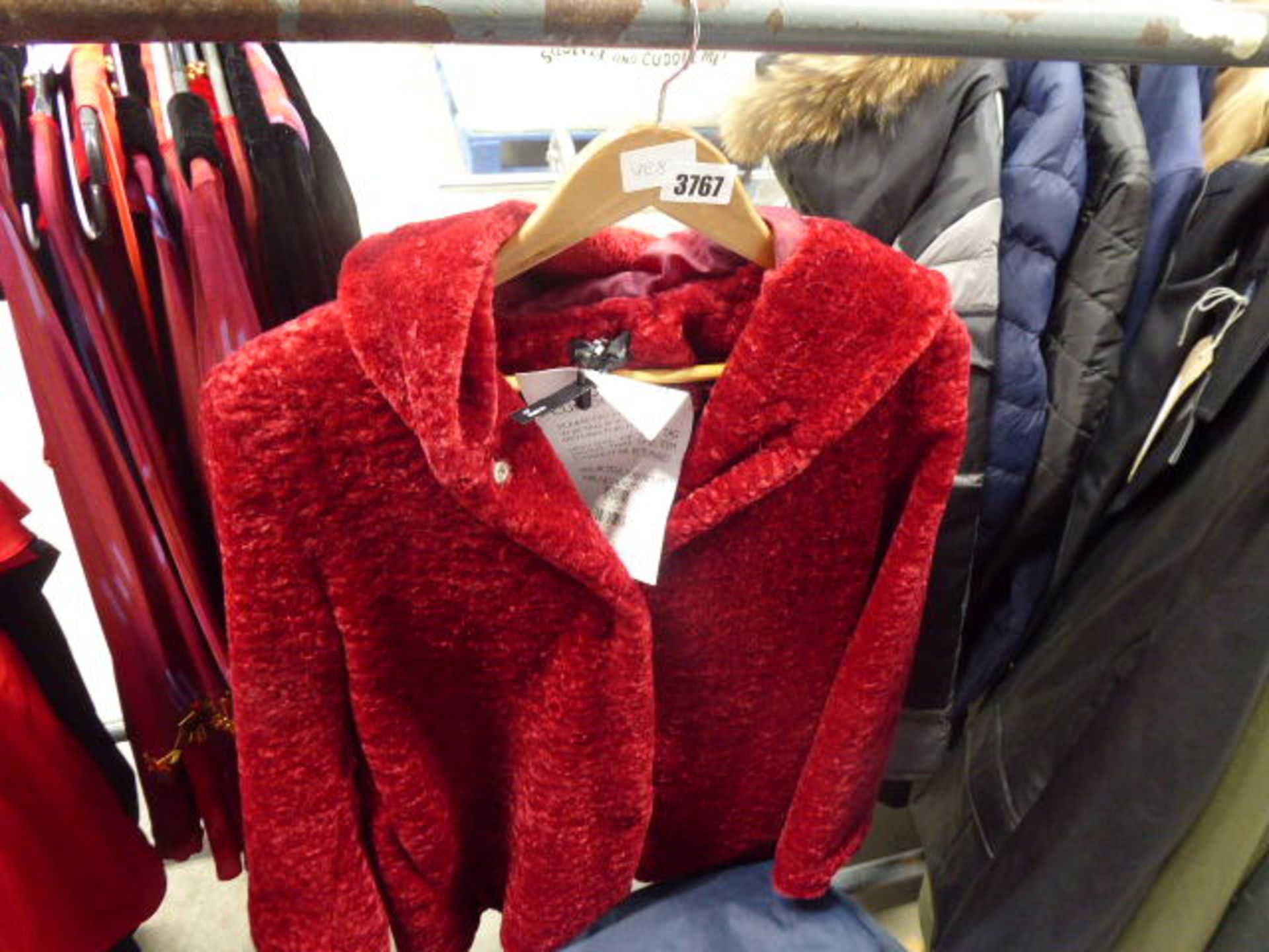 Ladies James Lakeland red jacket
