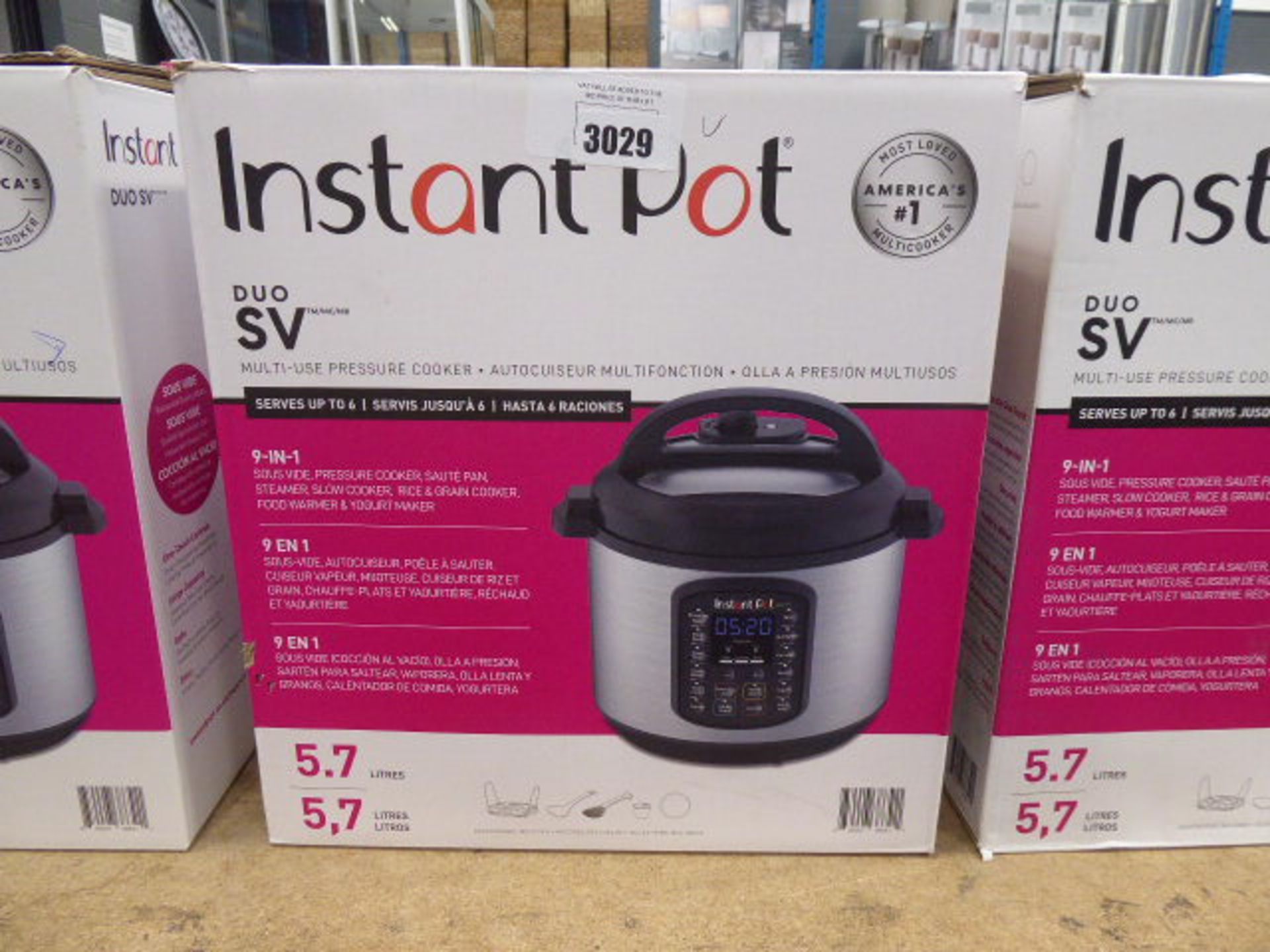 Boxed Instant pot multi use pressure cooker