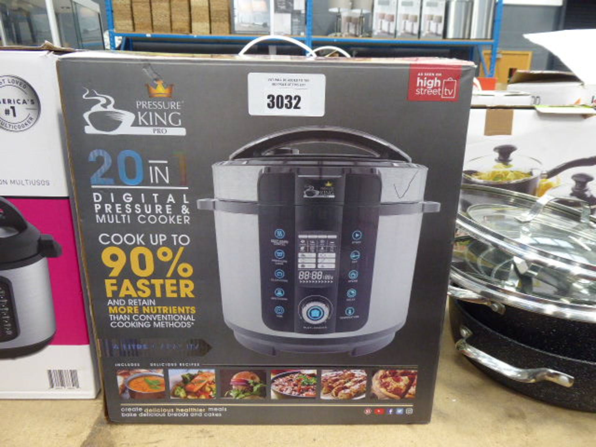 Boxed Pressure King Pro digital pressure cooker